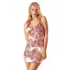 ieg™ Desenli Saten Gecelik 8146