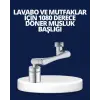 ieg™ Esnek 1080° Musluk Başlığı 3 Eklemli Hareketli Su Modlu Lavabo Aparatı