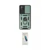 ieg™ Galaxy S20 FE Kılıf Ahenk Klasik - Şeffaf Pasifik Cam Ekran Koruyucu