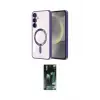 ieg™ Galaxy S23 Plus Kılıf Nova Işık Özel Seri - Şeffaf 360 Full Body Arka Koruyucu
