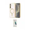 ieg™ Galaxy S23 Plus Kılıf Nova Işık Özel Seri - Şeffaf Pasifik Cam Ekran Koruyucu