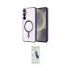 ieg™ Galaxy S23 Plus Kılıf Nova Işık Özel Seri - Şeffaf Pasifik Cam Ekran Koruyucu