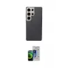 ieg™ Galaxy S23 Ultra Kılıf Eksen Prime - Siyah Durable Full Glue Curved Cam