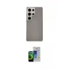 ieg™ Galaxy S23 Ultra Kılıf Eksen Prime - Siyah Durable Full Glue Curved Cam