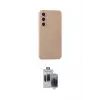 ieg™ Galaxy S24 Kılıf Ahenk Serisi - Siyah Vanessa Magic Hayalet Cam