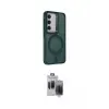 ieg™ Galaxy S24 Kılıf Akış Form - Siyah Vanessa Magic Hayalet Cam