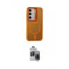 ieg™ Galaxy S24 Kılıf Akış Form - Siyah Vanessa Magic Hayalet Cam