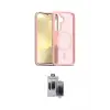ieg™ Galaxy S24 Kılıf Siluet Minimal Prime - Siyah Vanessa Magic Hayalet Cam