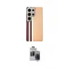 ieg™ Galaxy S24 Ultra Kılıf Eksen Prime - Siyah Vanessa Magic Hayalet Cam