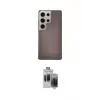 ieg™ Galaxy S24 Ultra Kılıf Eksen Prime - Siyah Vanessa Magic Hayalet Cam