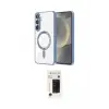 ieg™ Galaxy S26 Kılıf Nova Işık Özel Seri - Siyah 3D Antistatik Hayalet Cam Ekran Koruyucu