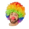 ieg™ Gökkuşağı Afro Peruk ve Kırmızı Sünger Burun
