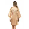 ieg™ Gold Kısa Saten Bride Sabahlık