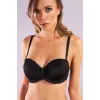 ieg™ Golshan Gala Balconette Foam Cup Lace Bra, Siyah Konforlu ve Şık Sütyen, Strapless