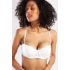 ieg™ Golshan Gala Push-Up Strapless Bra, Ekru Konforlu ve Şık Sütyen, Strapless