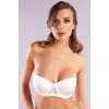 ieg™ Golshan Gala Push-Up Strapless Bra, Ekru Konforlu ve Şık Sütyen, Strapless