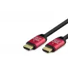 Hdmi 2.0 Kablo 4K Uhd Od 8.0 Mm 5 M - Siyah Kırmızı HDX2034