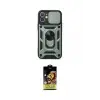 ieg™ iPhone 11 Kılıf Ahenk Klasik - Siyah Buffer Cam Ekran Koruyucu
