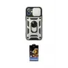 ieg™ iPhone 11 Kılıf Ahenk Klasik - Siyah Buffer Hayalet Cam Ekran Koruyucu