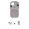 ieg™ iPhone 11 Kılıf Akış Yansıma - Siyah Joko Magic 5D Cam + Pers Alüminyum Kamera Lens - GD