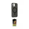 ieg™ iPhone 11 Kılıf Çekirdek Modern Prime - Siyah Buffer Cam Ekran Koruyucu