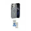 ieg™ iPhone 11 Kılıf Eksen Çizgi - Şeffaf Royal Nano Ekran Koruyucu