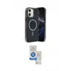 ieg™ iPhone 11 Kılıf Eksen Çizgi - Şeffaf Royal Nano Ekran Koruyucu