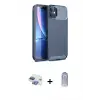 ieg™ iPhone 11 Kılıf Eksen Form Prime - Siyah Joko Magic 5D Cam + Pers Alüminyum Kamera Lens - GI