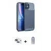 ieg™ iPhone 11 Kılıf Eksen Form Prime - Siyah Joko Magic 5D Cam + Pers Alüminyum Kamera Lens - LT