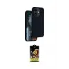 ieg™ iPhone 11 Kılıf Kıvılcım Çizgi Serisi - Siyah Buffer Cam Ekran Koruyucu