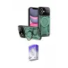 ieg™ iPhone 11 Kılıf Kıvılcım Modern Serisi - Siyah Bilvis 5in1 3D Magic Cam Ekran Koruyucu