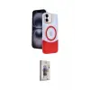ieg™ iPhone 11 Kılıf Kozmos Form Özel Seri - Siyah Bilvis 3D Cam Ekran Koruyucu
