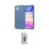 ieg™ iPhone 11 Kılıf Kozmos Yansıma Özel Seri - Siyah Bilvis 3D Cam Ekran Koruyucu
