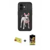 ieg™ iPhone 11 Kılıf Nova Form Koleksiyonu - Siyah Buffer Cam Ekran Koruyucu + Rainbow Kamera Lens Koruma Cam - KI