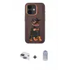 ieg™ iPhone 11 Kılıf Nova Form Koleksiyonu - Siyah Joko Magic 5D Cam + Pers Alüminyum Kamera Lens - LT