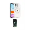 ieg™ iPhone 11 Kılıf Nova Işık Özel Seri - Şeffaf 360 Full Body Arka Koruyucu