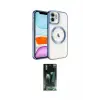 ieg™ iPhone 11 Kılıf Nova Işık Özel Seri - Şeffaf 360 Full Body Arka Koruyucu