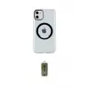 ieg™ iPhone 11 Kılıf Pusula Form - Siyah Joko Magic 5D Hayalet Cam