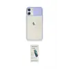ieg™ iPhone 11 Kılıf Vadi Çizgi - Şeffaf Pasifik Cam Ekran Koruyucu