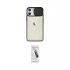 ieg™ iPhone 11 Kılıf Vadi Çizgi - Şeffaf Pasifik Cam Ekran Koruyucu