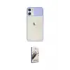 ieg™ iPhone 11 Kılıf Vadi Çizgi - Siyah Bilvis 3D Mat Cam Ekran Koruyucu