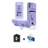 ieg™ iPhone 11 Kılıf Vadi Form Prime - Siyah 3D Antistatik Seramik Nano Ekran Koruyucu + PVD Metal Kamera Lens - MI
