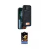 ieg™ iPhone 11 Kılıf Vadi Klasik Serisi - Siyah Buffer Hayalet Cam Ekran Koruyucu