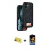 ieg™ iPhone 11 Kılıf Vadi Klasik Serisi - Siyah Buffer Hayalet Cam Ekran Koruyucu + Rainbow Kamera Lens Koruma Cam - KI
