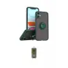 ieg™ iPhone 11 Kılıf Yörünge Çizgi - Siyah Joko Magic 5D Hayalet Cam