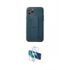 ieg™ iPhone 11 Pro Kılıf Akış Doku - Siyah 3D Antistatik Cam Ekran Koruyucu