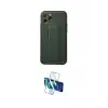 ieg™ iPhone 11 Pro Kılıf Akış Doku - Siyah 3D Antistatik Cam Ekran Koruyucu