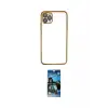 ieg™ iPhone 11 Pro Kılıf Vadi Minimal - Siyah 34D Izgaralı Cam