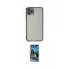 ieg™ iPhone 11 Pro Kılıf Vadi Minimal - Siyah 34D Izgaralı Cam