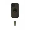 ieg™ iPhone 11 Pro Kılıf Yörünge Çizgi - Siyah Joko Magic 5D Hayalet Cam